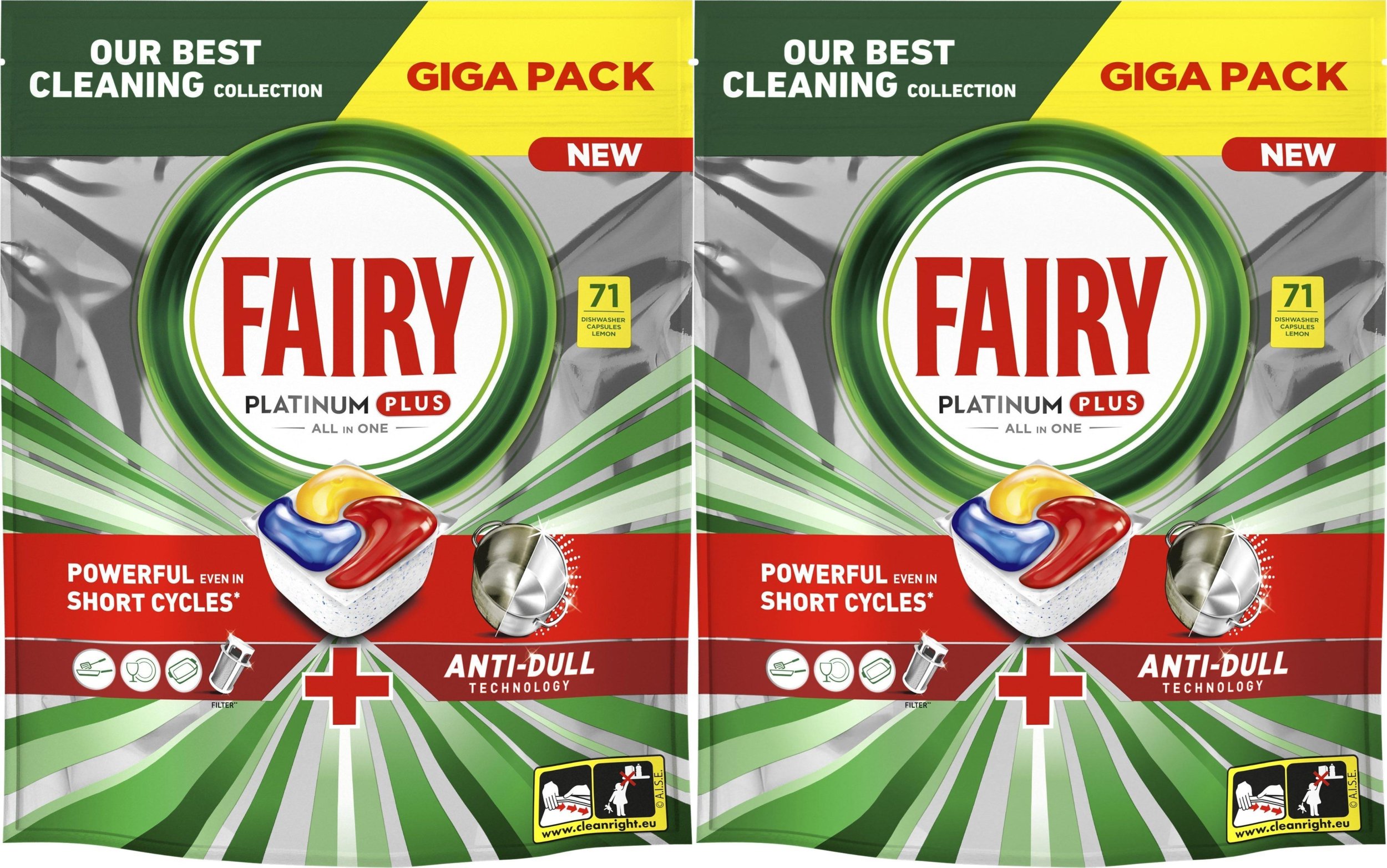 Fairy Tabletki do zmywarki Platinum Plus All in One 142 szt.