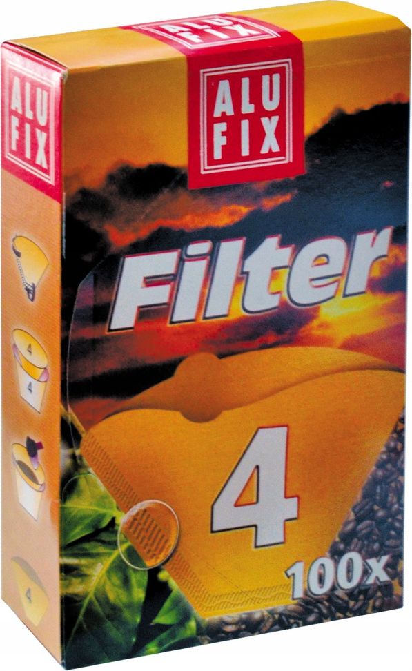 Alufix Filtry do kawy r. 4 100szt.