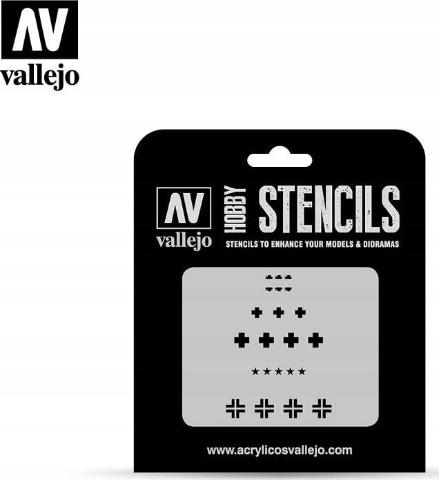Vallejo Vallejo: Stencils - Assorted German WWII Tank Mark