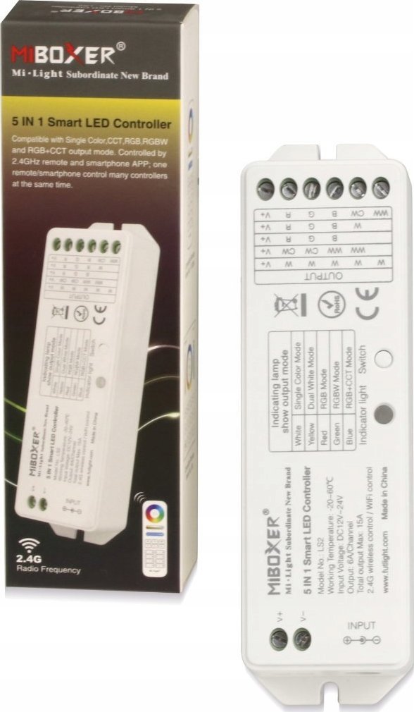 MiBoxer Kontroler LS2 Mi-Light 5 IN 1 LED Strip Controller