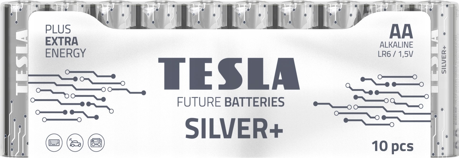 Tesla BATERIA TESLA SILVER+ AA LR6 /10 old