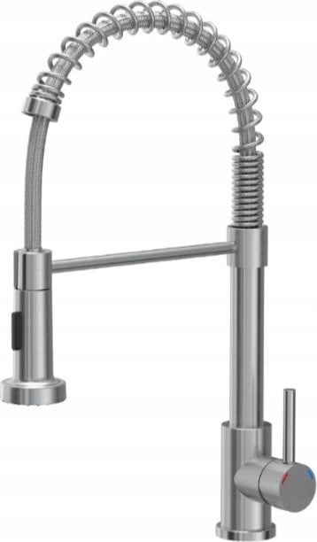 Фото - Змішувач Quadron Sink mixer with flexible hose  SALMA, 52137BS 