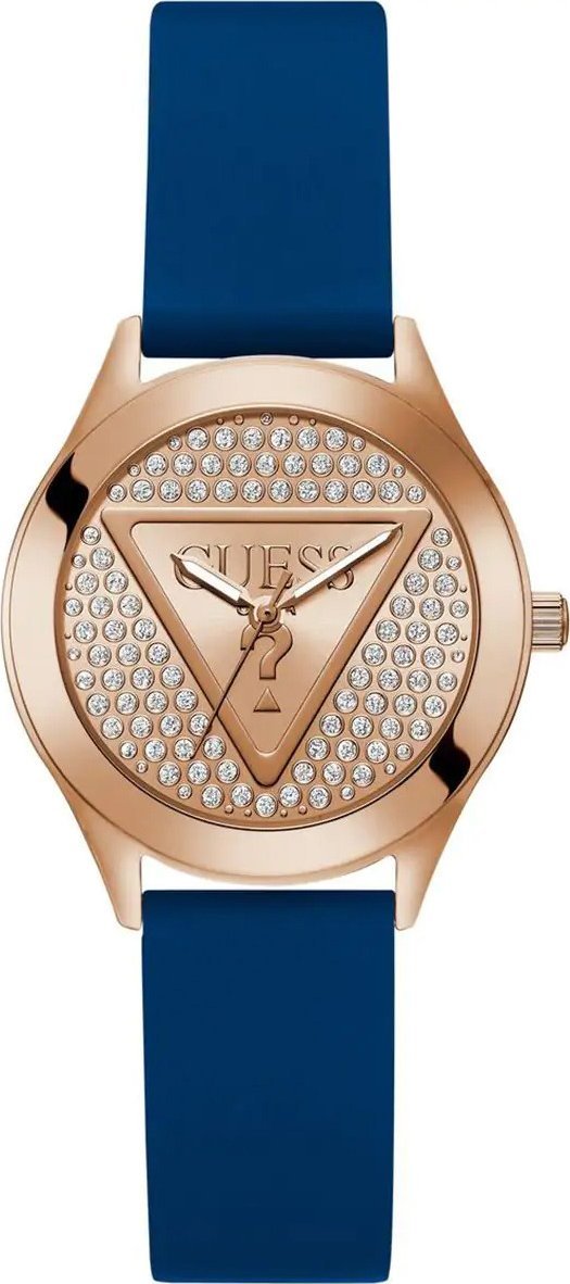 Zegarek Guess Zegarek damski Guess GW0745L4 CYRKONIE niebieski