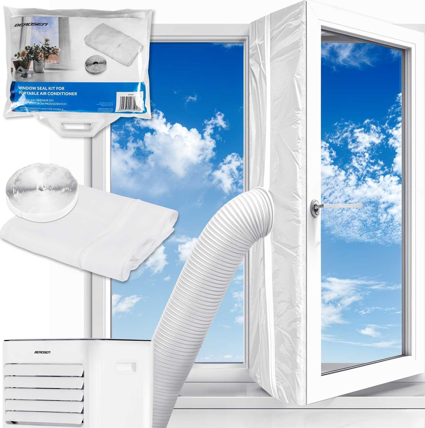 Berdsen Uszczelka okienna do klimatyzatorów
