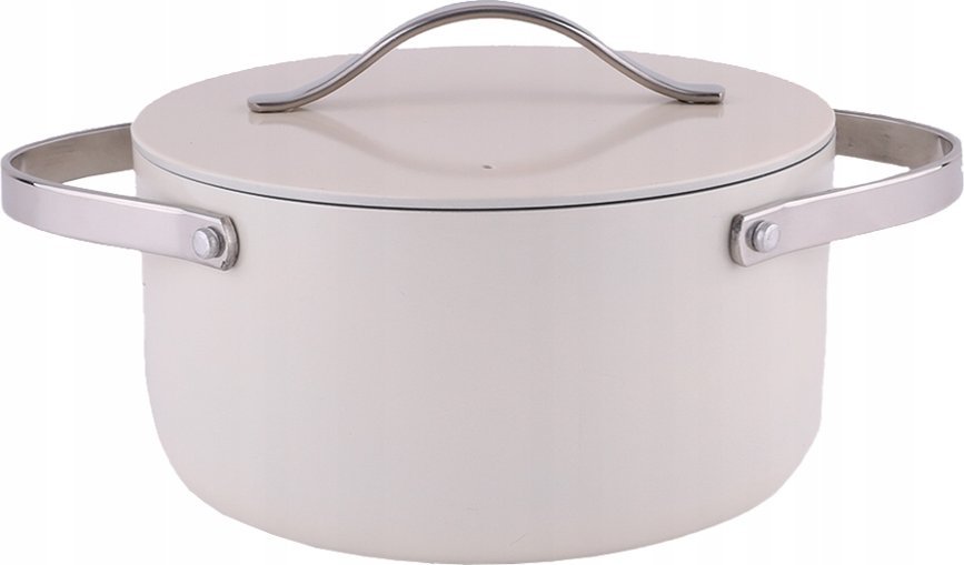 GARNEK INDUKCJA PIEKARNIK NON-STICK ZILAN Beige Chef 24CM, 5,2L