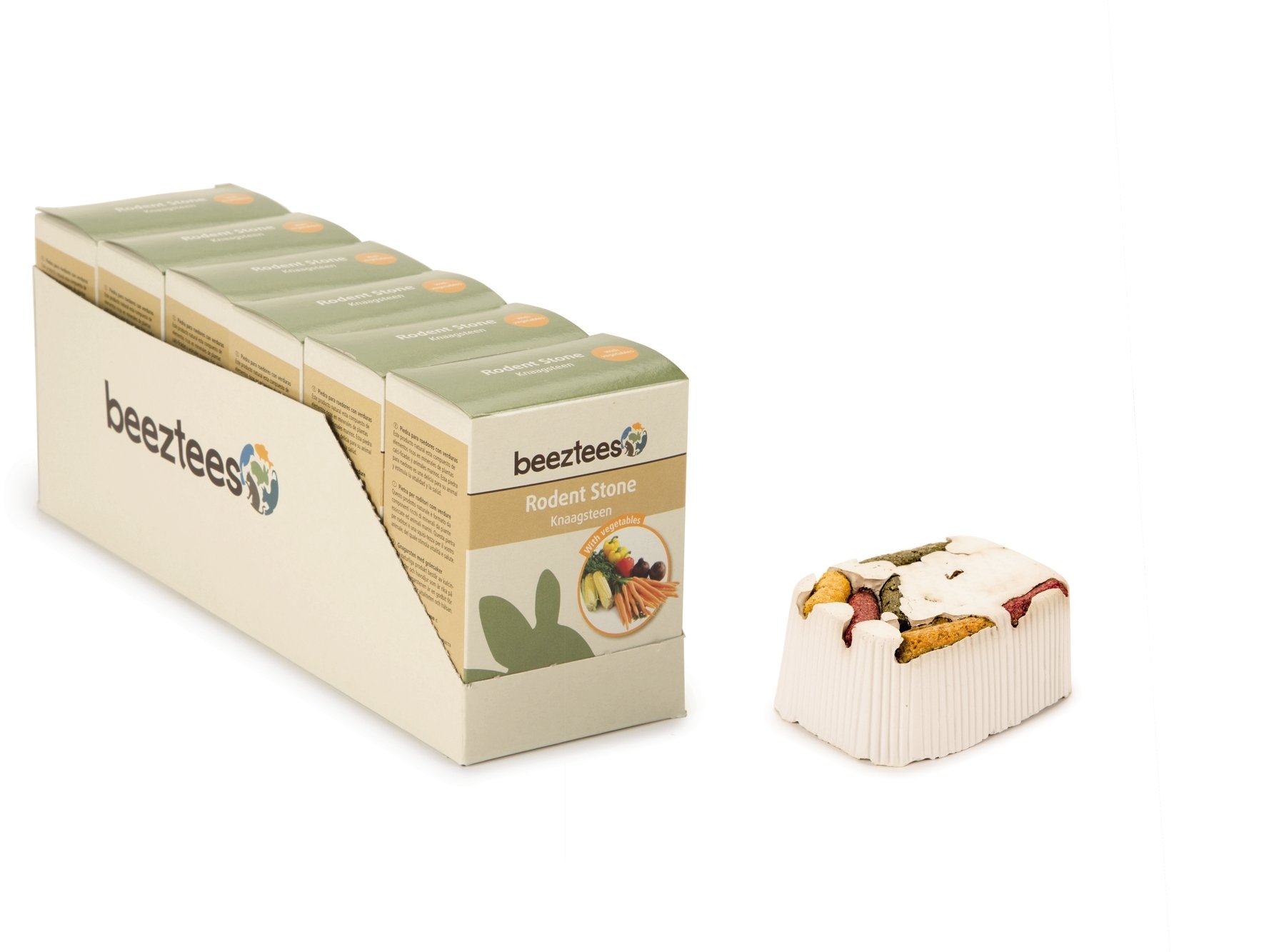 Beeztees BEEZTEES WAPNO DLA GRYZONI Z WARZYWAMI 160g