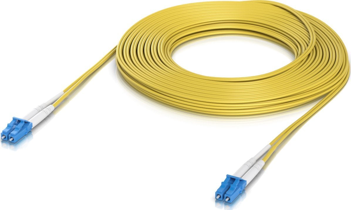   Ubiquiti UACC-OFC-S2-LULU-15M kabel InfiniBand / światłowodowy LC LC/LC Żółty