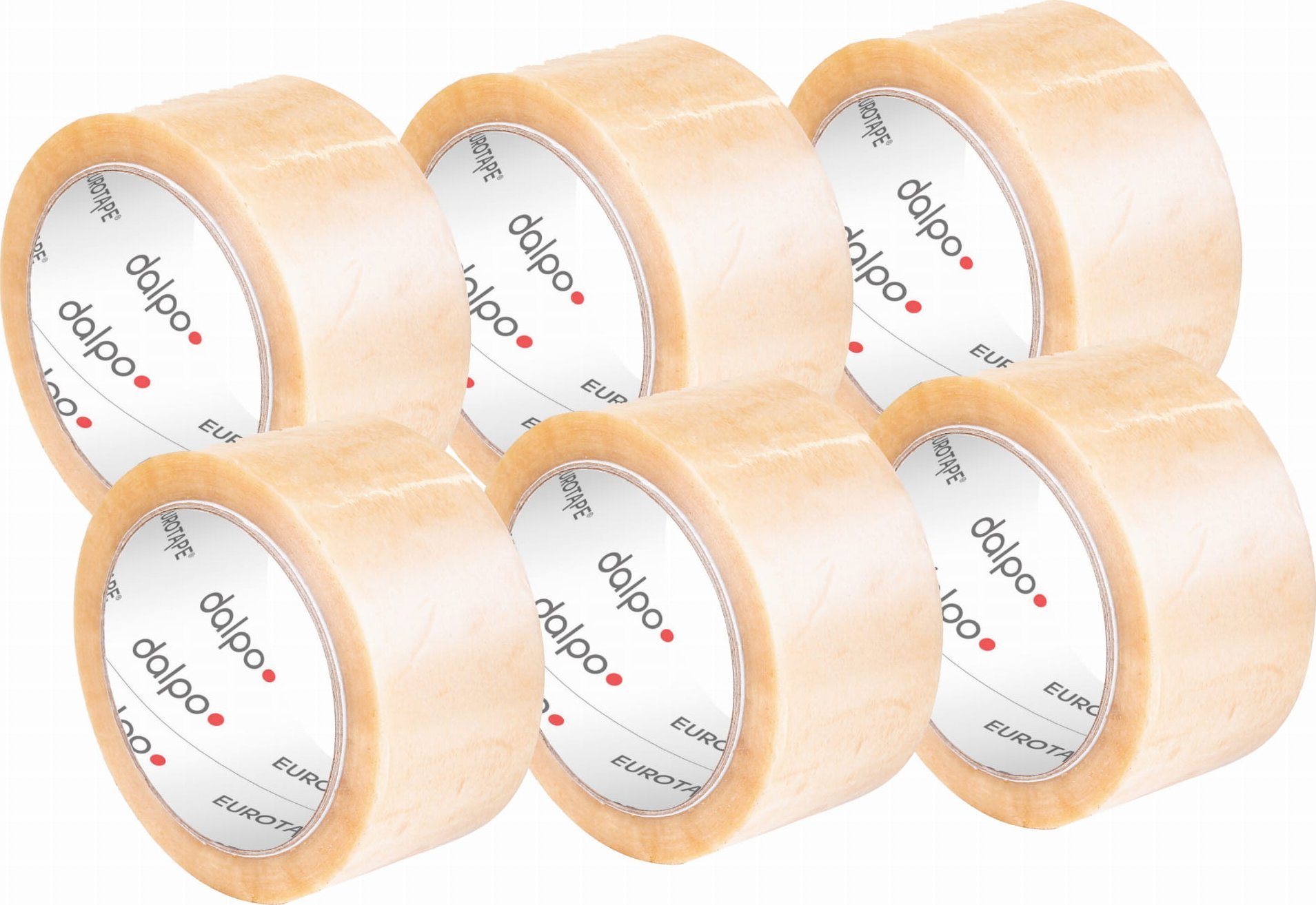 Dalpo Taśma Pakowa DALPO Transparent Akryl 48/60y - 6 szt.