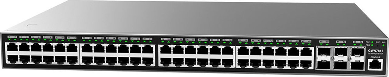 Switch GrandStream 48P GWN7816 48x Ports Layer-3-sieciowy-Switch
