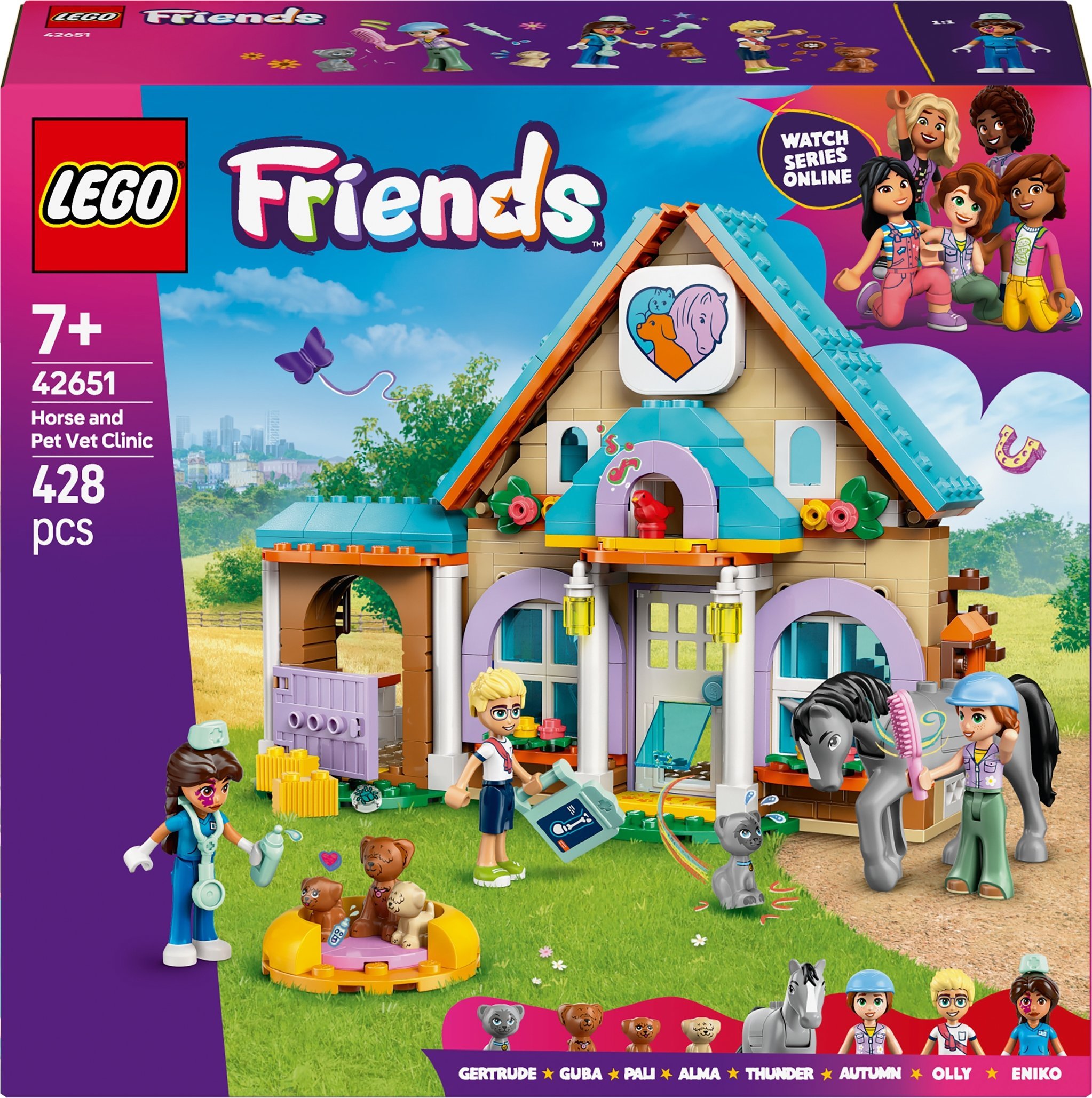LEGO Friends Koń i lecznica dla zwierząt (42651)
