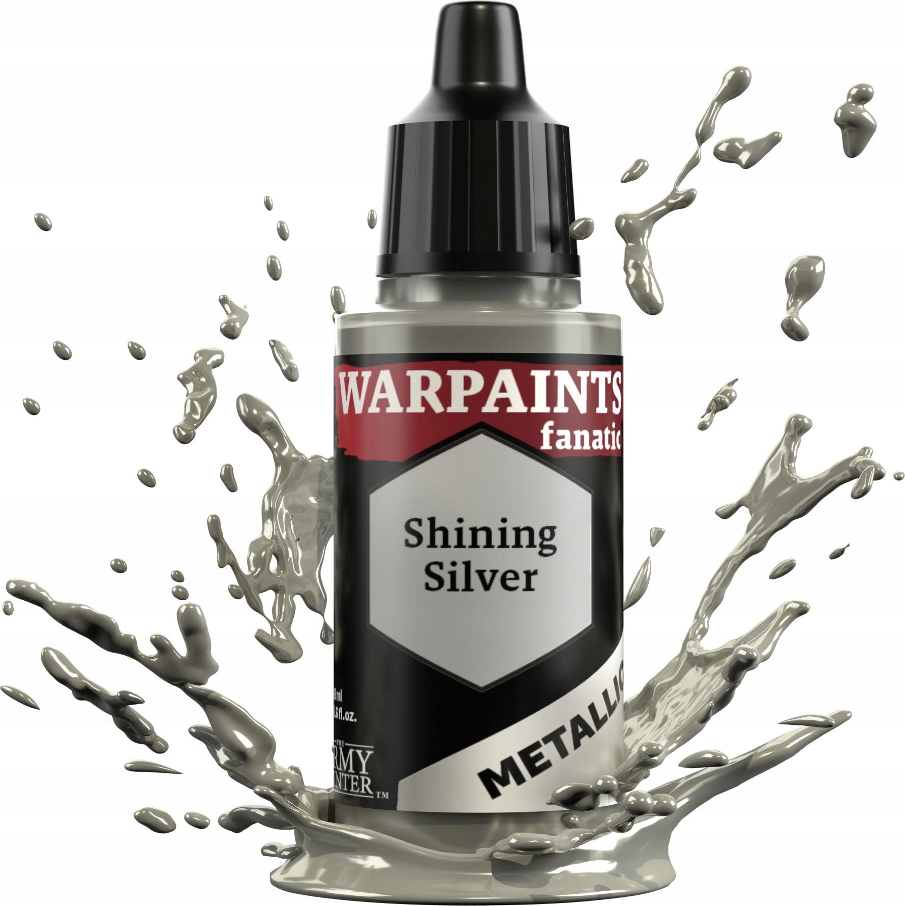 Army Painter The : Warpaints - Fanatic - Metallic - Shining Silver