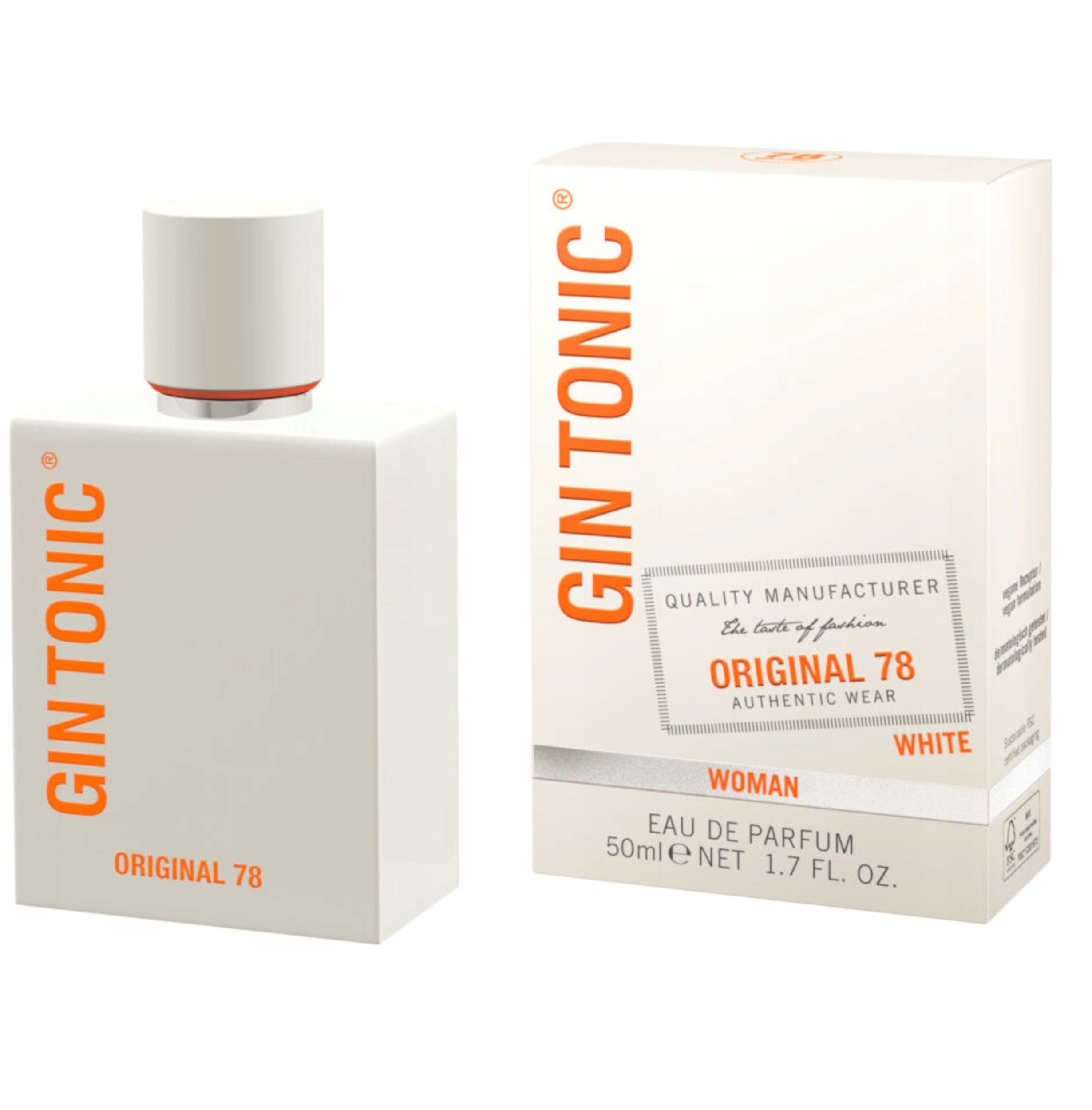 Gin Tonic, Original White, Eau De Parfum, For Women, 50 ml For Women