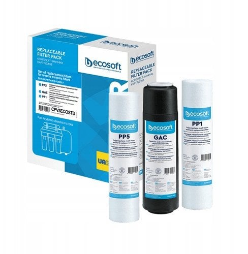 FILTERS FOR RO SYST ECOSOFT 1-2-3 STAGES