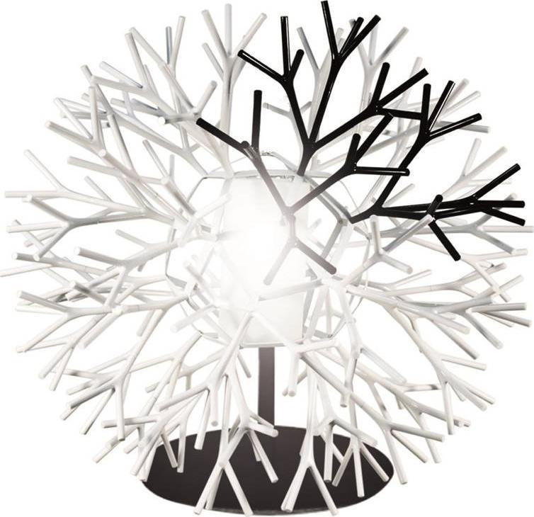 Фото - Настільна лампа Candellux Lampa stołowa  Lampka stołowa drzewko czarno-biała E27 60W Coral 