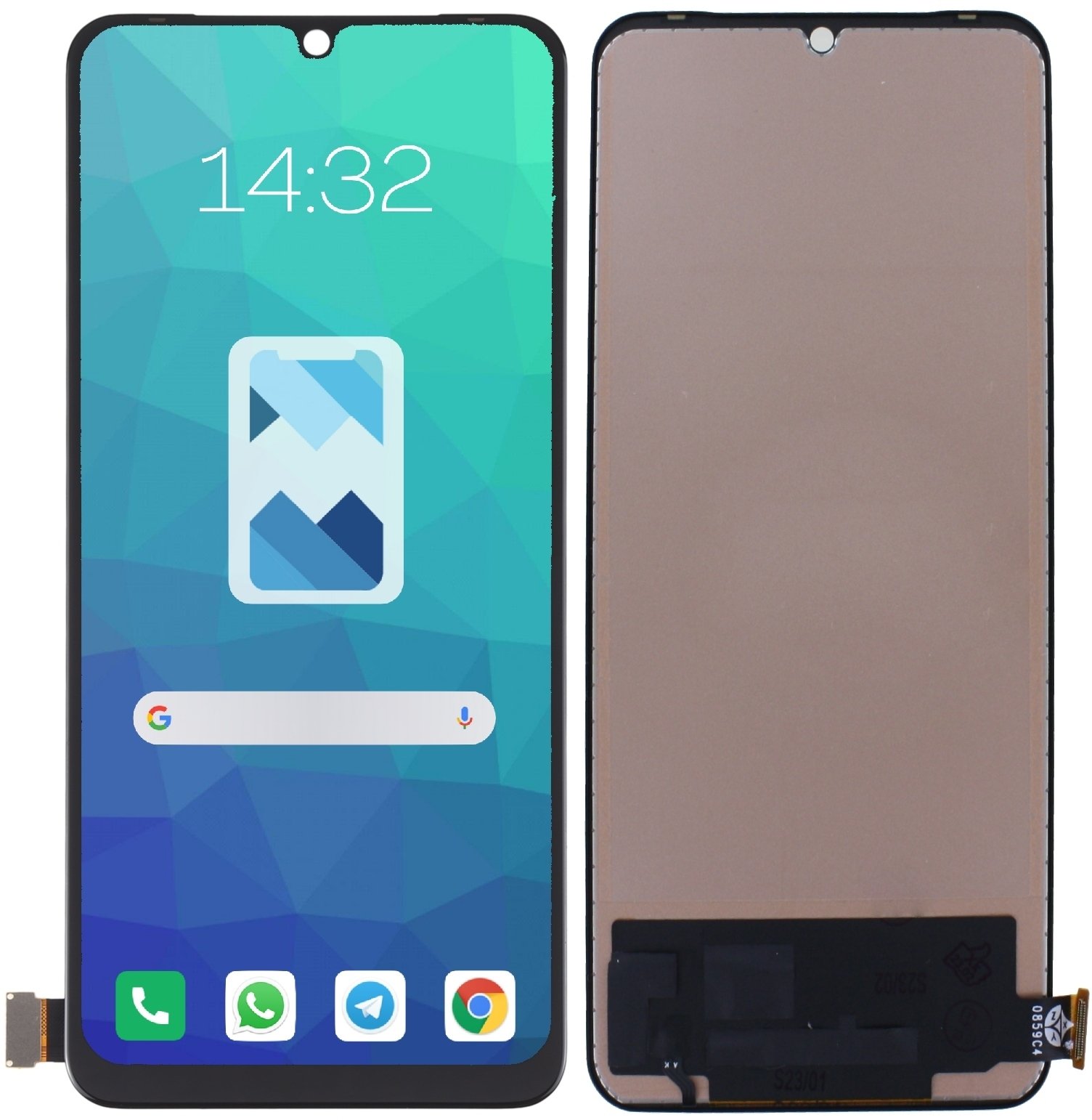 Mobilepart Wyświetlacz LCD Ekran do Vivo V21 5G INCELL