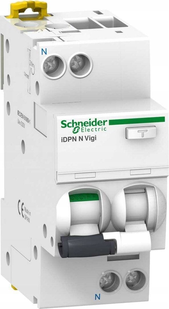 Zdjęcia - Włącznik Schneider Electric Wyłącznik różnicowoprądowy iDPN N Vigi — 1p+N — 16A — 10mA typu A A9D08616 