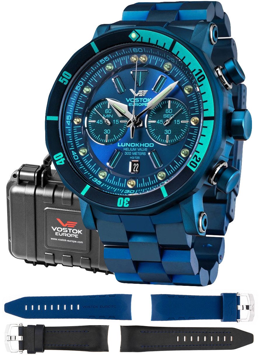 Zegarek Vostok Europe Zegarek męski Vostok Europe 6S21-620E278B niebieski