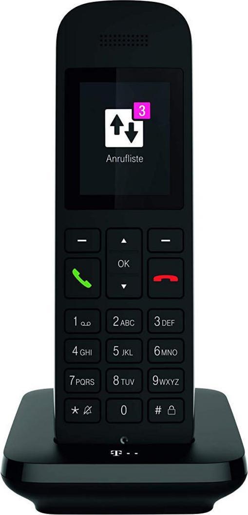 Telefon stacjonarny Telekom Sinus 12 z bazą czarny