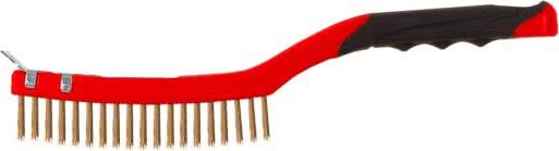 Pro-Line szczotka druciana mosiądz, 5x11 rzędów, 180mm (32635)