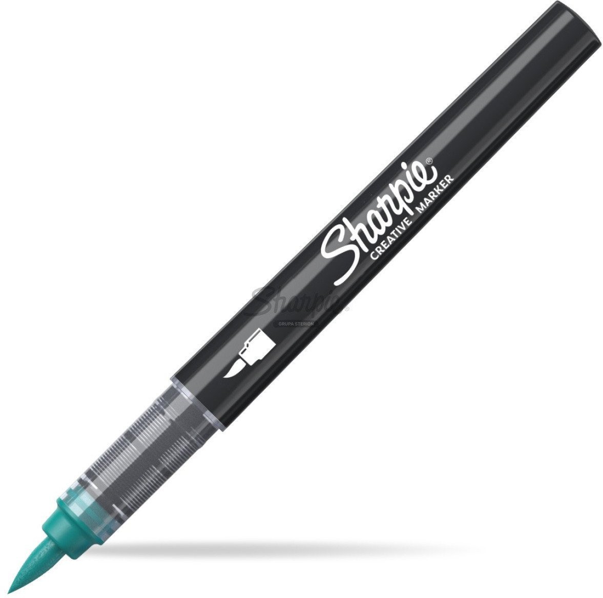 Sharpie Sharpie Kreativmarker Pinselspitze Acryl grün
