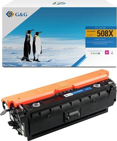 Toner G&G G&G kompatybilny toner z HP CF363X, NT-PH363XM, HP 508X, magenta, 9500s, high capacity