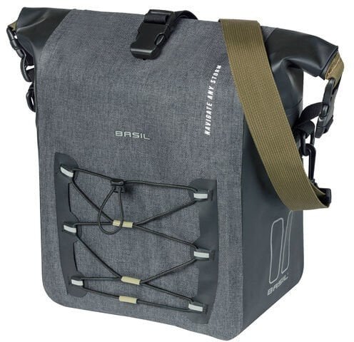 Basil Sakwa pojedyncza BASIL NAVIGATOR STORM SINGLE PANNIER BAG MIK SIDE M 12-15 L, MIK System (read...