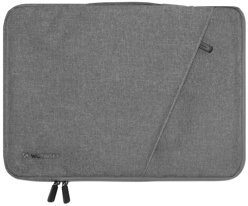 Torba Wozinsky Na laptop WTNP-15G 15.6" z chowaną rączką - szara (5907769387807)