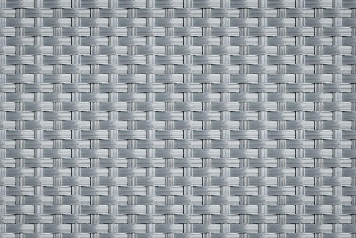 TechnoRattan Osłona Balkonowa z TECHNORATTANU na WYMIAR (0,05m2) - Jasno Szara bez oczek RD17