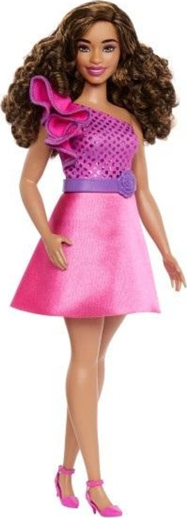 Mattel Barbie Fashionistas. Lalka Sukienka wieczorowy róż