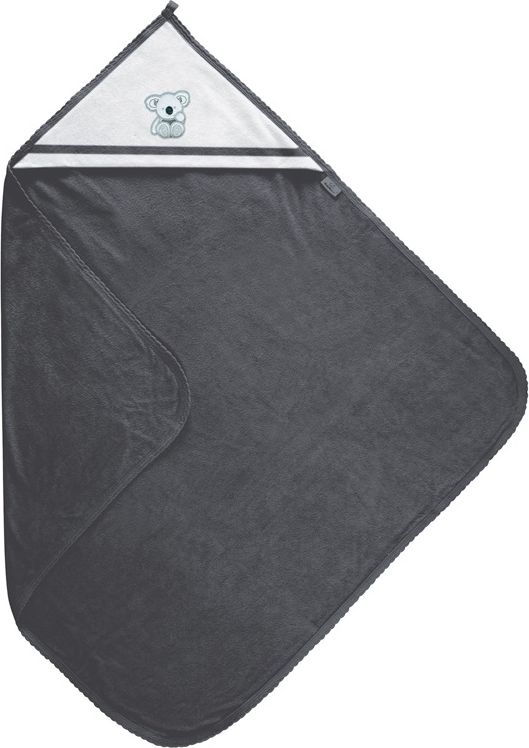 Matex Okrycie kąpielowe niemowlęce maxi 100x100 grafitowe (MT0225)