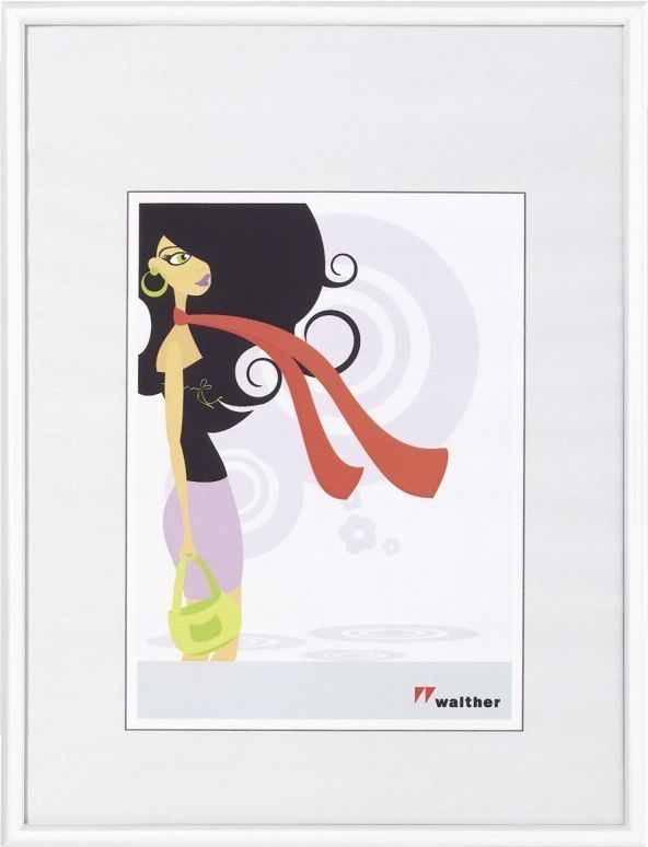 Ramka Walther New Lifestyle, 30x40, plastikowa, biała (KV040W)