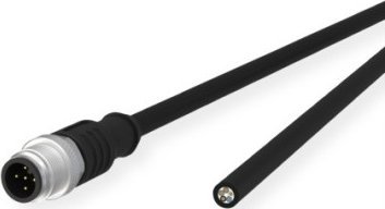 Triton Kabel czujnika/siłownika METZ CONNECT M12, kod A, wtyczka prosta M12 - wolny koniec kabla, nieekranowany, 5-stykowy, PUR, 2 m