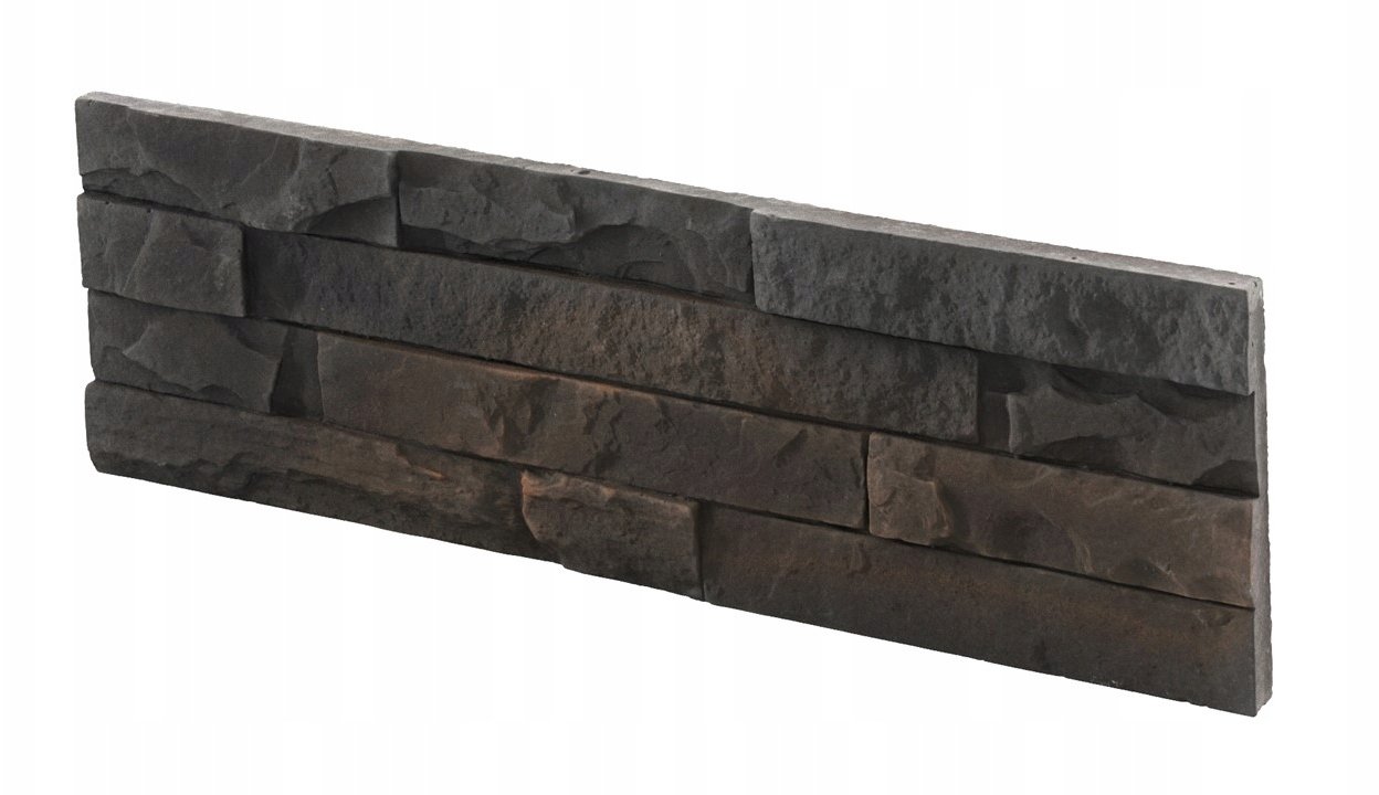 Onduline Kamień elewacyjny Minnesota 3 czarny 33x10,5 cm imitacja kamienia 0,43 m2