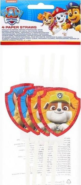 GoDan Rurki papierowe z medalionem Paw Patrol 4szt