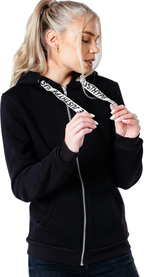 Justhype Justhype Drawstring Zip Hoodie HYPWOMHOOD001 Czarne 8