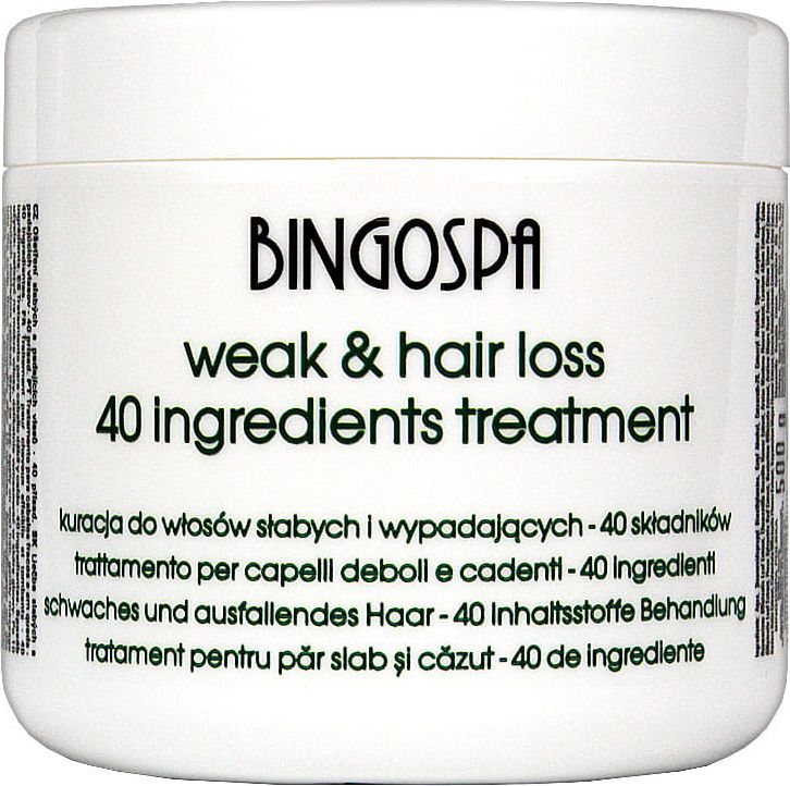 BingoSpa Kuracja do włosów z 40 składników aktywnych 500g