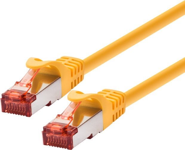 LOGON TCF66F015Y kabel sieciowy Żółty 1,5 m Cat6a F/UTP (FTP)
