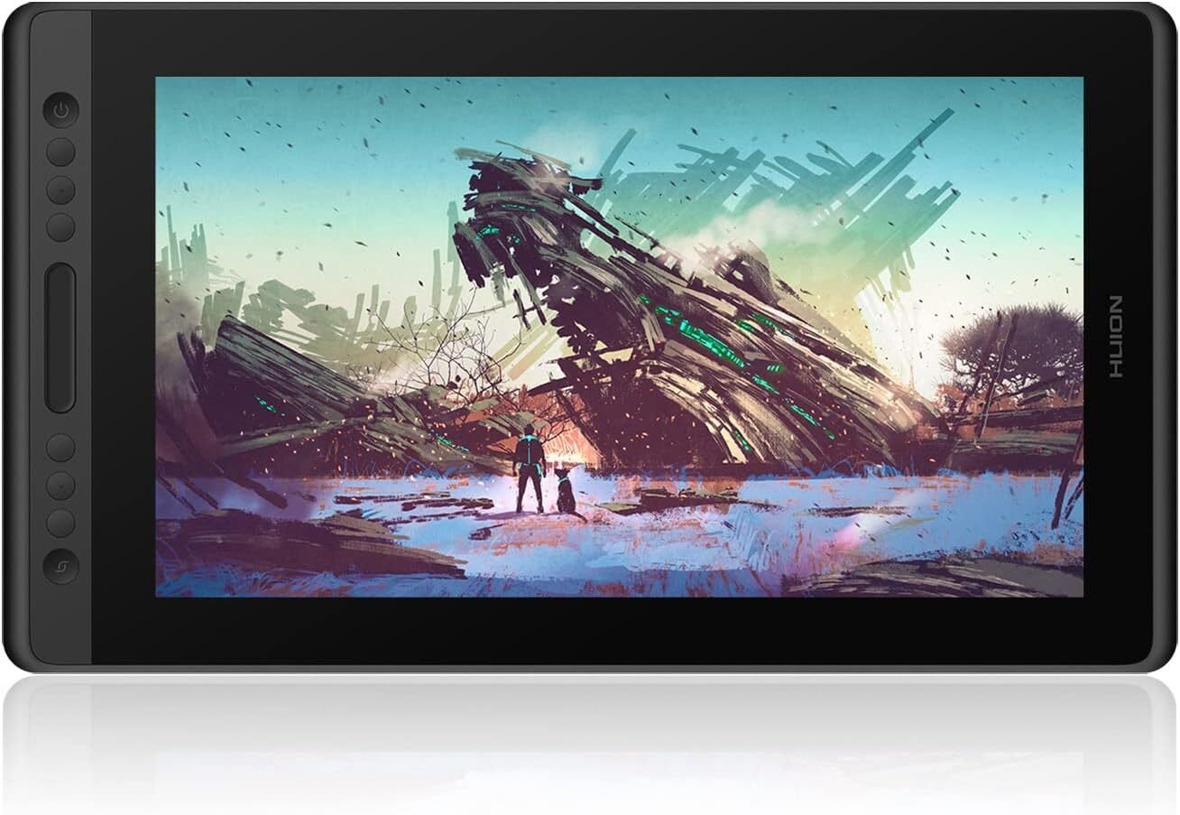 Tablet graficzny Huion HUION Kamvas Pro 16 Tablet graficzny 15,6'' IPS zestaw