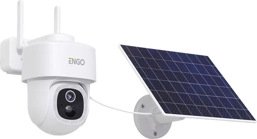 Kamera IP Engo ECAM-SIM - Kamera Smart, SIM, bateryjna z panelem solarnym, 4MP, zewnętrzna