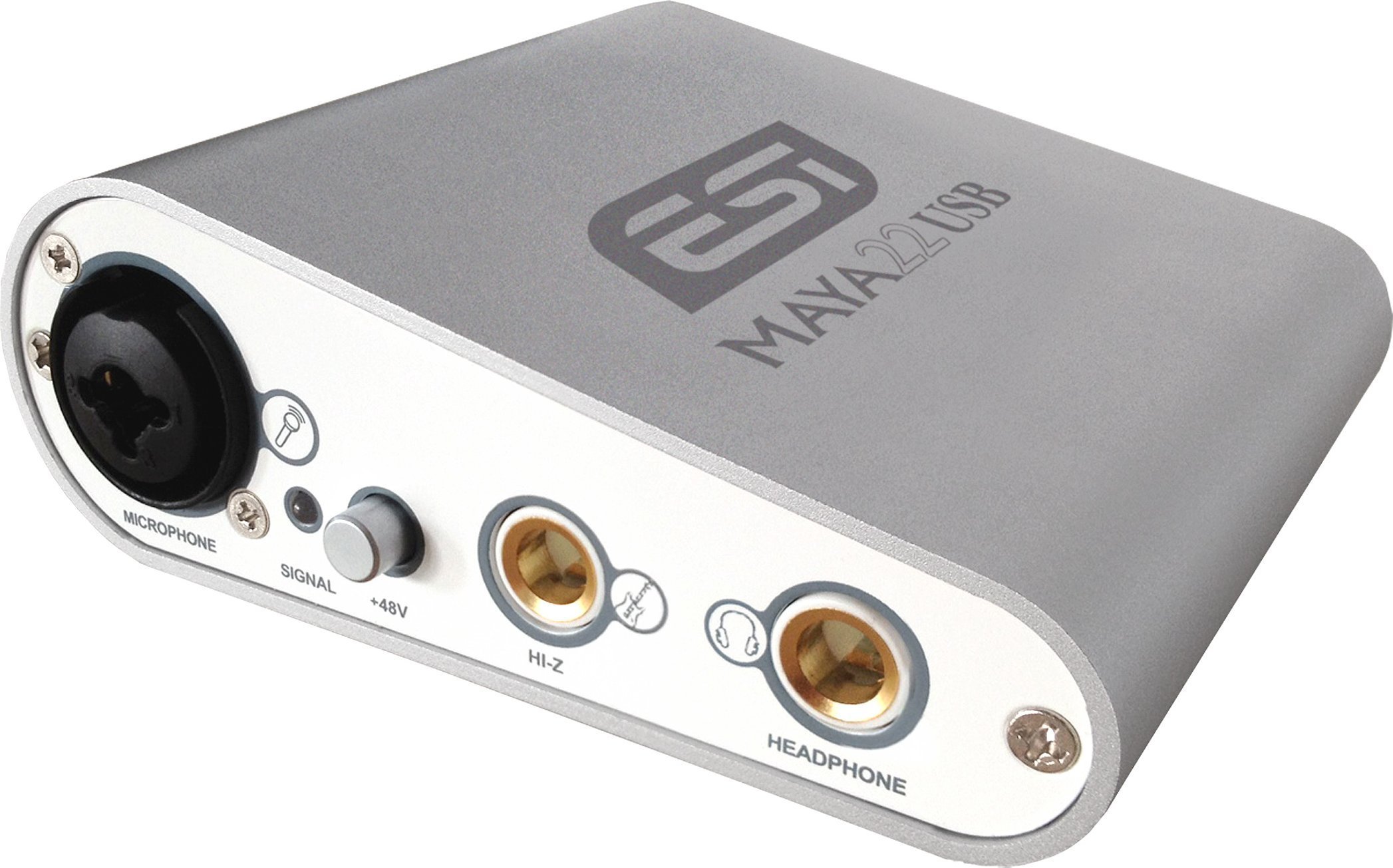 ESI MAYA22 USB Audio-Interface, mit Mikrofon- und Instrumenteneingang