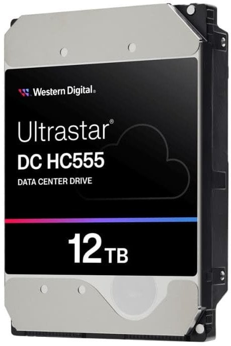 Dysk WD Ultrastar DC HC555 Dysk twardy Centrum danych 12 TB wewnętrzny 3.5" (8.9 cm) SATA 6Gb/s 7200...