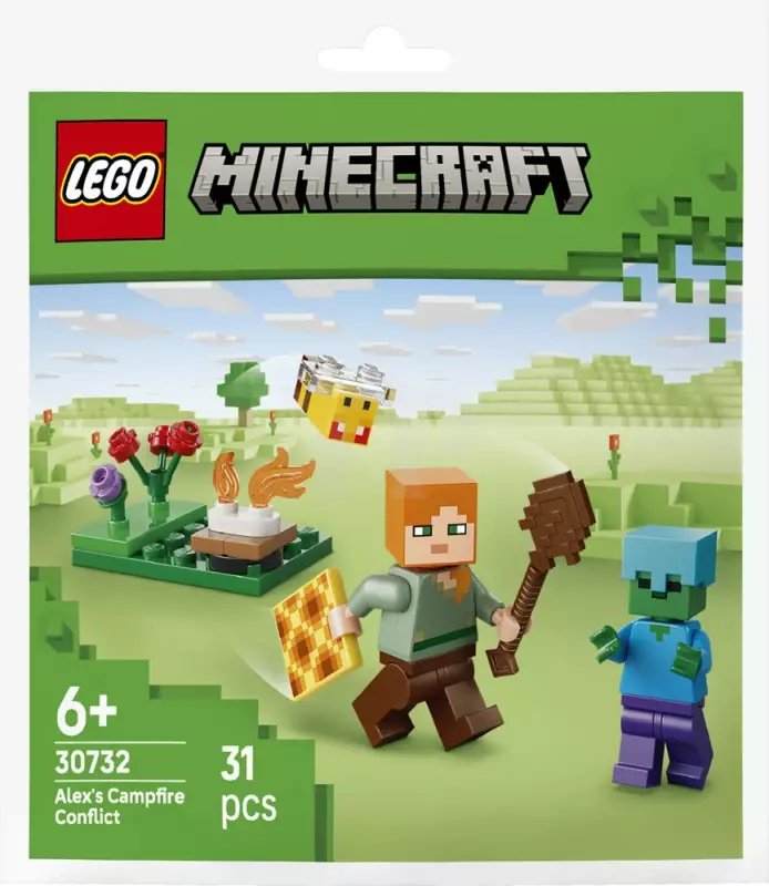 LEGO Minecraft Potyczka Alex przy ognisku (30732)