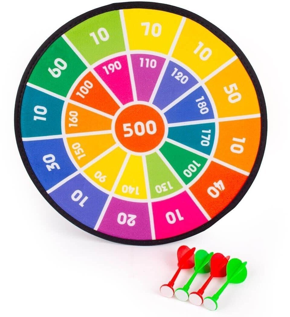 Tarcza na rzutki z rzepem