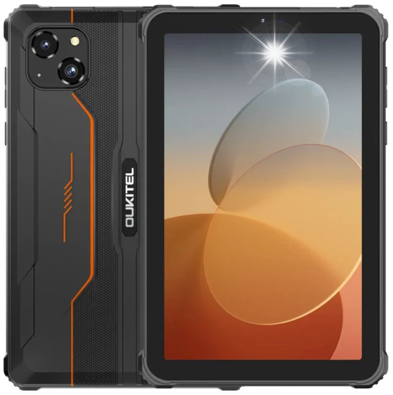 Tablet Oukitel Tablet OUKITEL RT3 Pro LTE 8" 4/128GB 5150mAh Pomarańczowy WYTRZYMAŁY