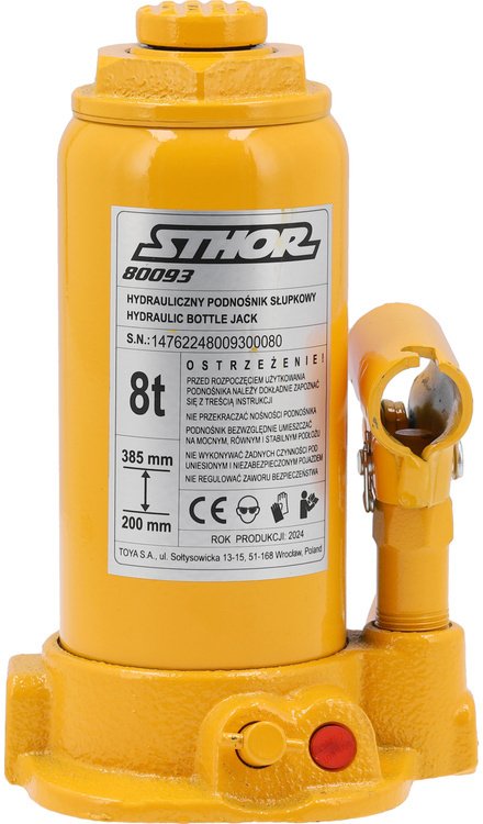 Toya STHOR DŹWIGNIK TŁOKOWY HYDRAULICZNY 8T