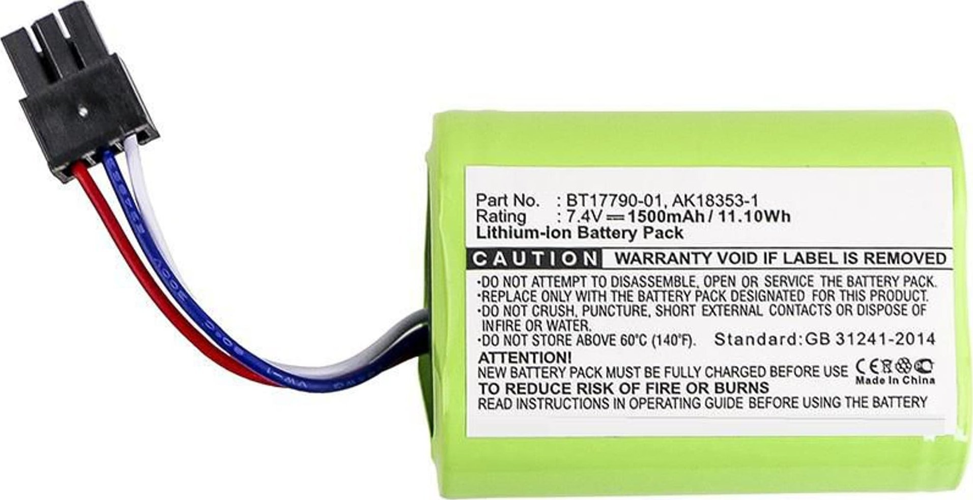 Фото - Запчастини для принтерів CoreParts Battery for Comtec Scanner 