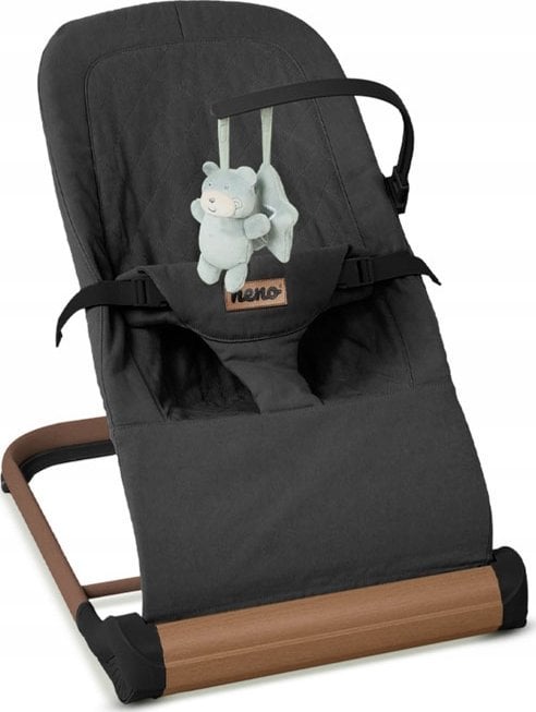 Neno 5718 NESSO DARK GREY LEŻACZEK + TORBA