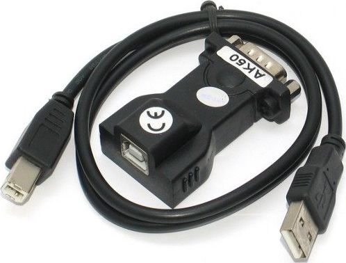 Adapter USB Apte USB-A - RS-232 Czarny (2520-uniw)