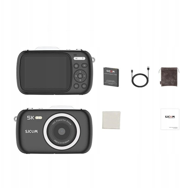 Aparat cyfrowy SJCAM SJCAM ZV100 BLACK - APARAT - KAMERA