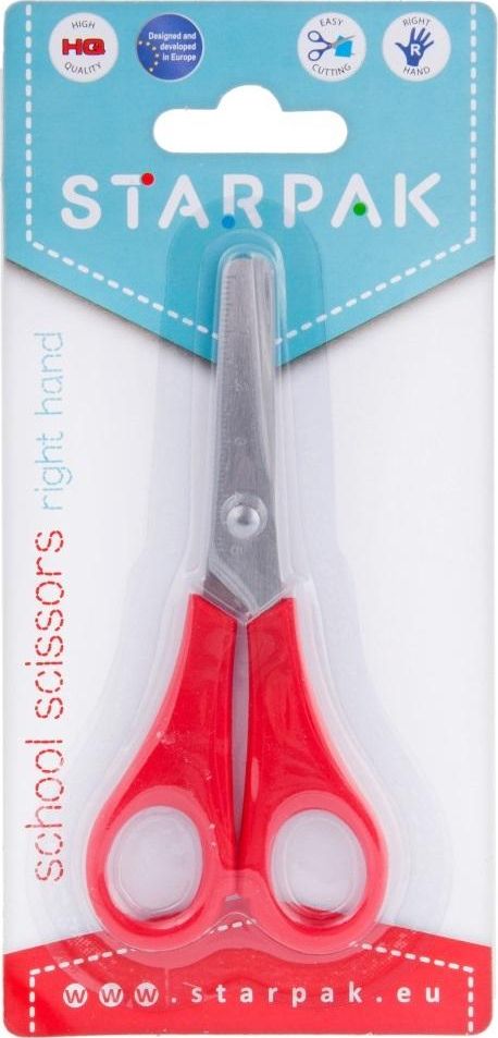 Starpak I NOZYCZKI SZKOLNE STK 13,5CM PRAWOR B/C 24/288